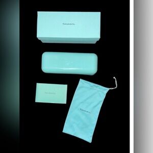 Tiffany & Co. blue hard eyeglass case